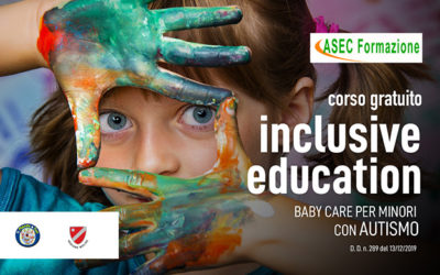 Graduatorie percorso formativo “INCLUSIVE EDUCATION – BABY CARE PER MINORI CON AUTISMO”  – Determina Dirigenziale n. 289 del 13/12/2019